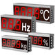 display LED / per misurazione di temperatura / per misurazione di corrente / di misurazione dell'umidità