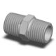 nipplo in ottone / filettato / per applicazioni pneumatiche / nichelato