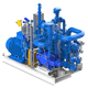 sistema da vuoto con pompa ad anello liquido / per l'industria chimica / industriale / multistadio