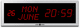 orologio per rete / digitale / LED / da interno