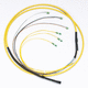 cavo montato di dati / a fibre ottiche multimodali / duplex / a basso profilo