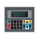 display VFD / alfanumerico / a matrice di punti / 5 x 7