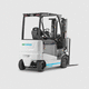 carrello elevatore elettrico / con conducente seduto / per movimentazione / compatto