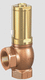 valvola di scarico per gas / in ottone / per fluidi / in bronzo