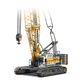 gru cingolata / tralicciata / per cantiere / di sollevamento