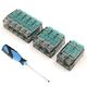 morsetto componibile push-in / senza viti / a molla / con connessione rapida