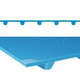 nastro trasportatore liscio / in plastica / omogeneo / dentato