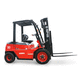 carrello elevatore diesel / con conducente seduto / di stoccaggio / con ripiano