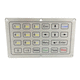tastiera ad incastro / piezoelettrica / 24 tasti / con touchpad