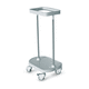 carrello per la raccolta per biancheria / per rifiuti / in acciaio inossidabile / in plastica