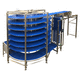 trasportatore a spirale / a nastro / per l'industria agroalimentare / per alimenti