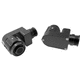 connettore RF / a gomito / di spessore ridotto / circolare