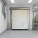 porta ad avvolgimento / in PVC / in acciaio inossidabile / per interno