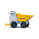 mini dumper su ruote / elettrico / a batteria / a scarico frontale