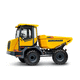dumper su ruote / diesel / a scarico posteriore / con benna orientabile