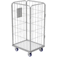 roll-container per tessili / a ripiani / 4 pannelli / in maglia metallica