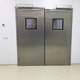 porta con cerniera / in acciaio inossidabile / per interno / per ospedali