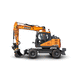 escavatore intermedio / su ruote / diesel / per cantiere di costruzione