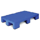 pallet in HDPE / per il settore industriale / per applicazioni farmaceutiche / a ripiano chiuso