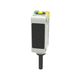 sensore fotoelettrico a riflessione diretta / rettangolare / LED / in materia plastica