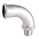adattatore idraulico per tubi / maschio / in acciaio inox / gomito a 90°