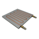 dissipatore in alluminio / in rame / con raffreddamento a liquido / fresato e filettato con CNC