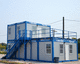edificio modulare / temporaneo / per ufficio / con tetto in acciaio
