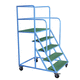 carrello di trasferimento / di servizio / in acciaio / a ripiani