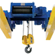 paranco a cavo elettrico / compatto / birotaia / con carrelli