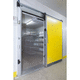 porta scorrevole / in alluminio / per interno / per cella frigorifera