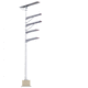 lampione LED / a lampade / solare / fotovoltaico