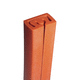 profilo in gomma siliconica / in silicone / con scanalature / tubolare