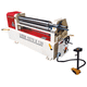 curvatrice a motore / per lamiere / a 3 rulli trascinatori / digitale