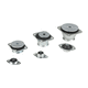 supporto antivibrazione cilindrico / in acciaio zincato / in acciaio inox / in elastomero