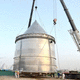 silo per pezzi in plastica / a fondo conico / per cassette / per prodotti sfusi