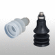 ventosa a soffietto / circolare / in silicone / in gomma