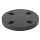 flangia per tubi / per prodotti chimici / in PVC-U / cieca