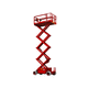 piattaforma elevatrice a forbice mobile / idraulica / per terreno accidentato / per interno