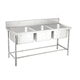 lavabo per l'industria agroalimentare / lavamani / per lavaggio di frutta e verdura / in acciaio inox
