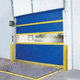porta ad avvolgimento / in PVC / per interno / rapida