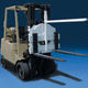 forca per pallet rotativa / per carrello elevatore / per movimentazione di pallet