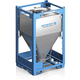 contenitore IBC in metallo / di prodotto chimico / per alimenti / per prodotti sfusi