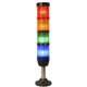 colonna luminosa LED / lampeggiante / a 4 colori / modulare