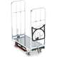 carrello da trasporto / per movimentazione / per preparazione di ordini / in acciaio galvanizzato
