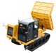 dumper cingolato / diesel / a scarico posteriore