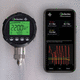 manometro digitale / G 1/4 / in acciaio inossidabile / Bluetooth