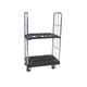 roll-container multiuso / a ripiani / con base plastica