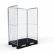 paretale per pallet in plastica / in rete metallica