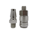 raccordo pneumatico / rapido / in acciaio inox / in ottone nichelato