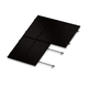 sistema di fissaggio per impianti fotovoltaici per tetto a falde / per installazione verticale / per installazione orizzontale / in alluminio